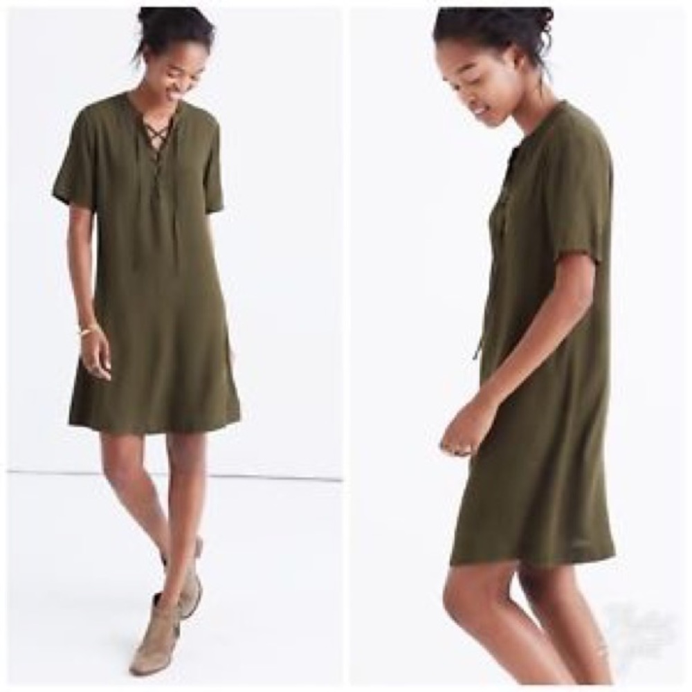 Madewell Olive Green Dress